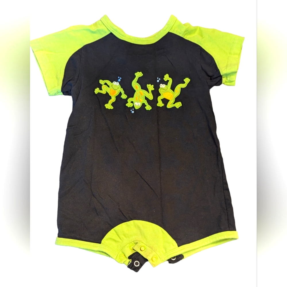 Okie Dokie jumping frog romper